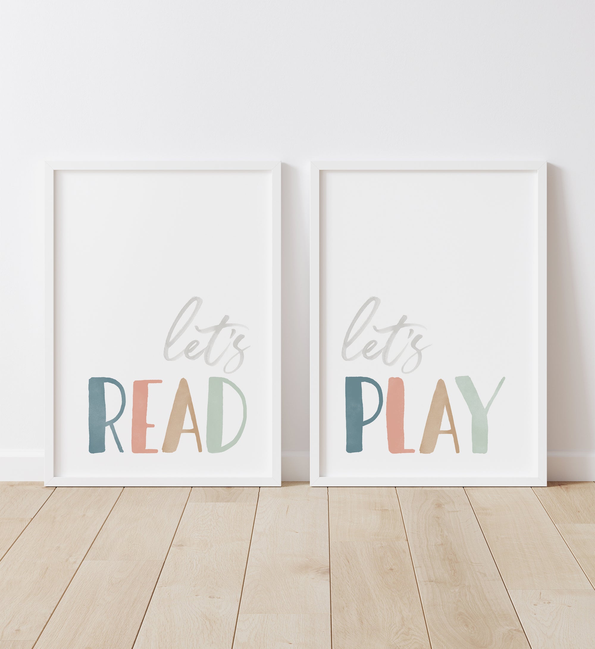 Let's Read, Let's Play Set of 2 Prints - MPCP