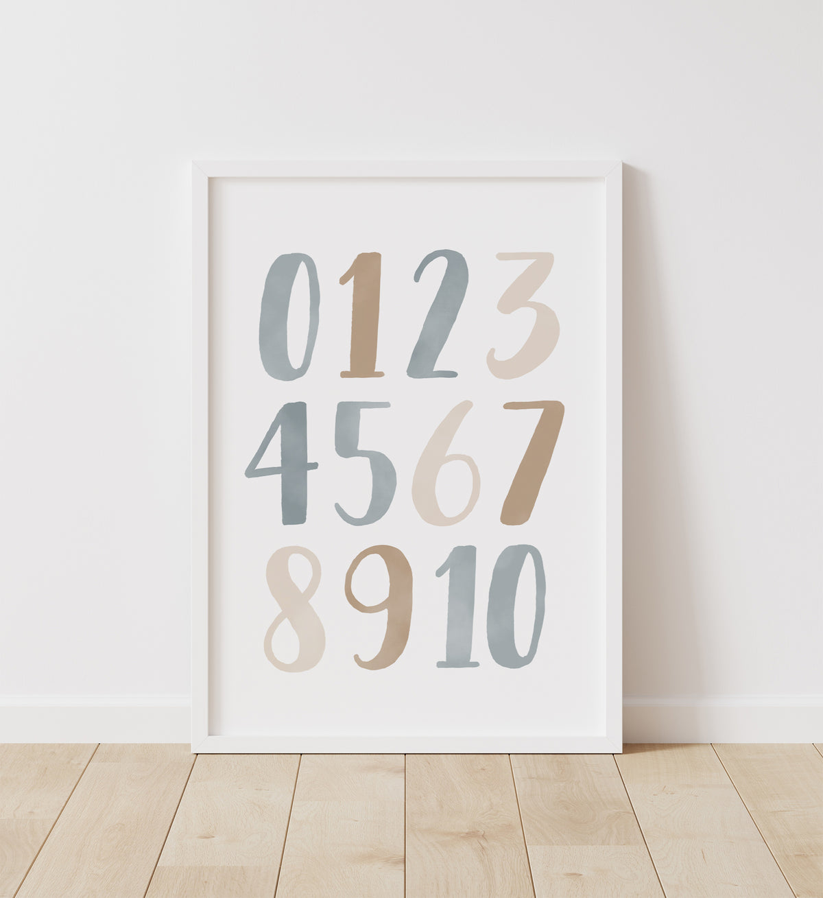Alphabet and Numbers Set of 2 Prints - BNCP