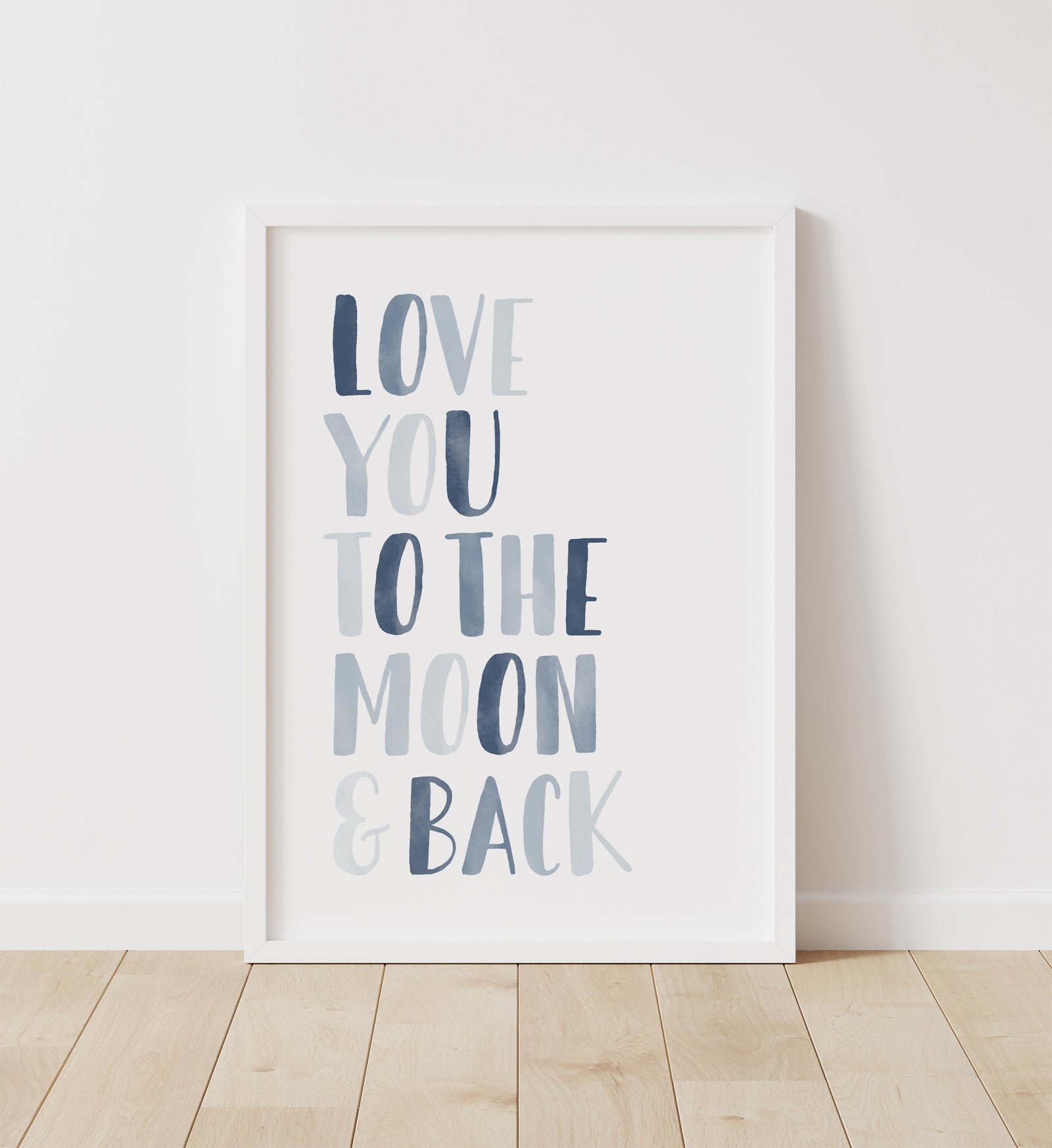 Love You to the Moon and Back Print - NBCP