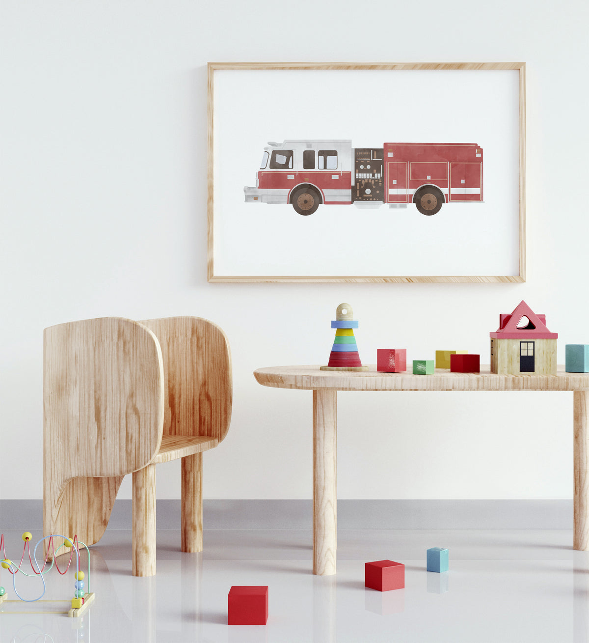 Fire Truck Print
