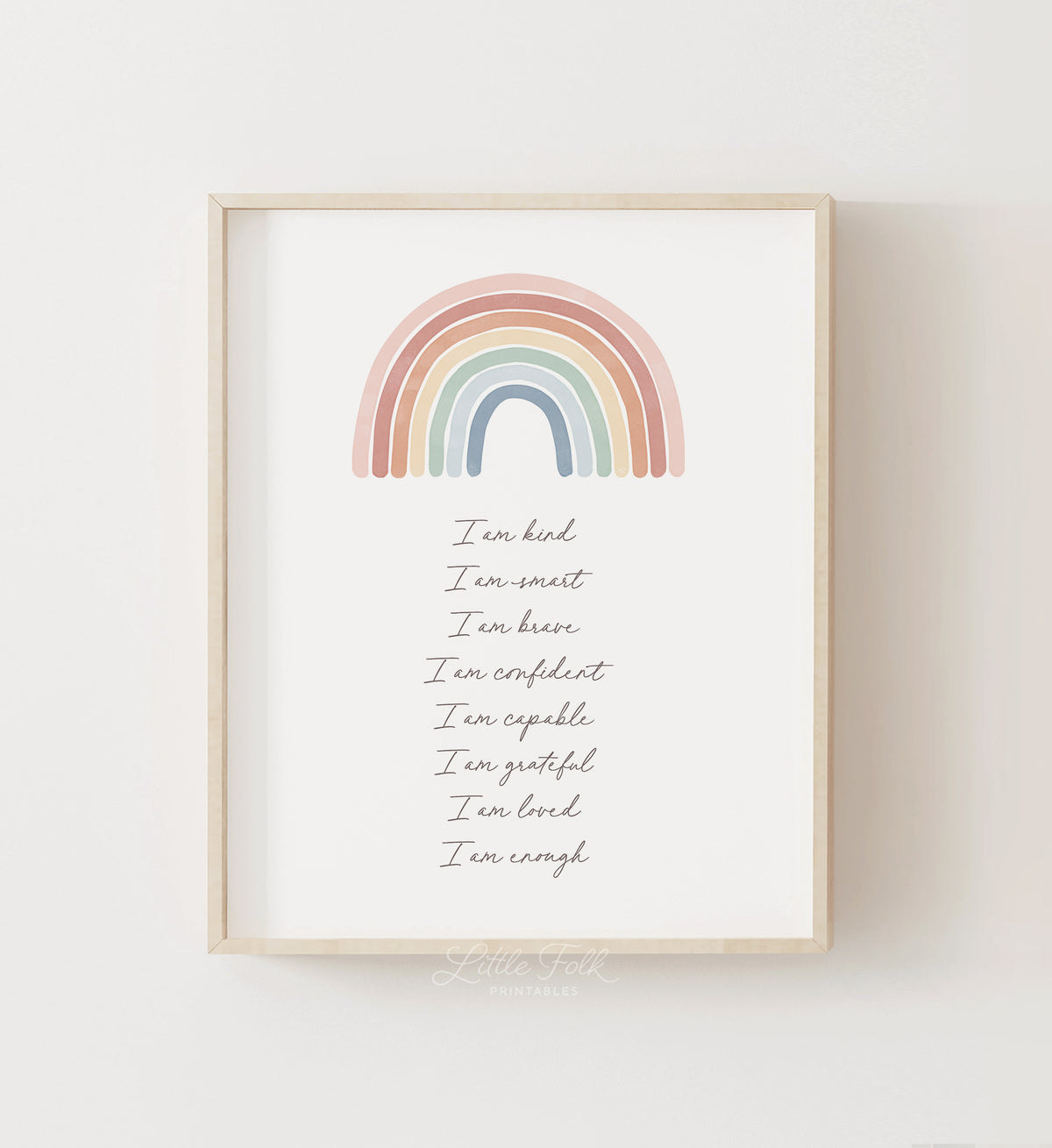 Affirmations with Rainbow Print – MRCP