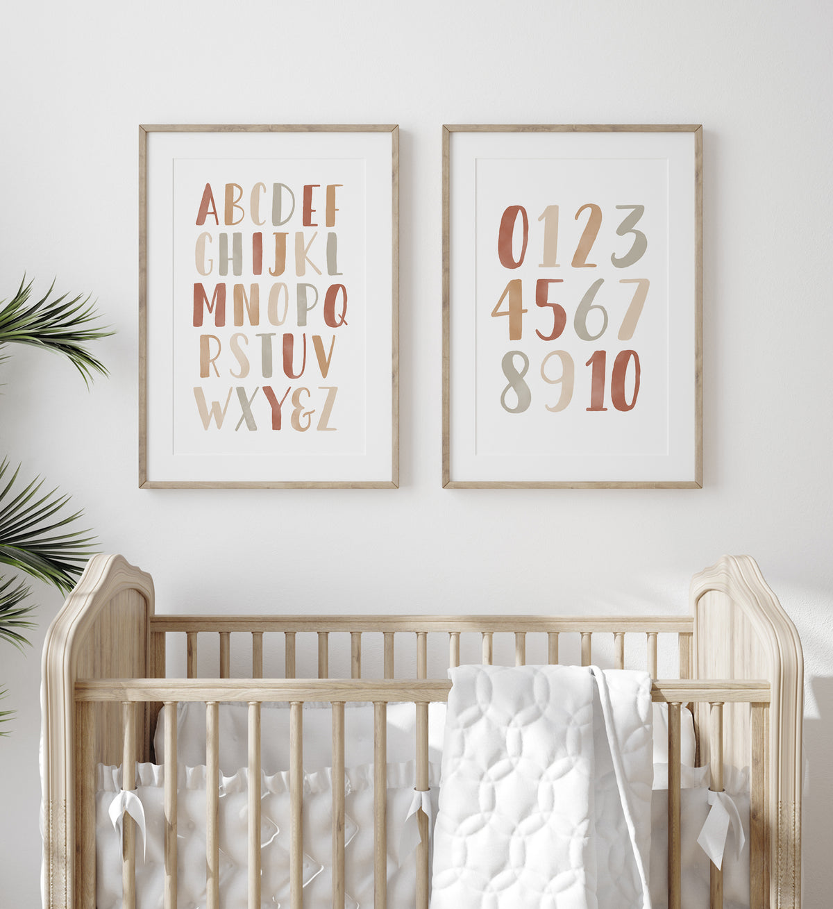 Alphabet and Numbers Set of 2 Prints - TCCP