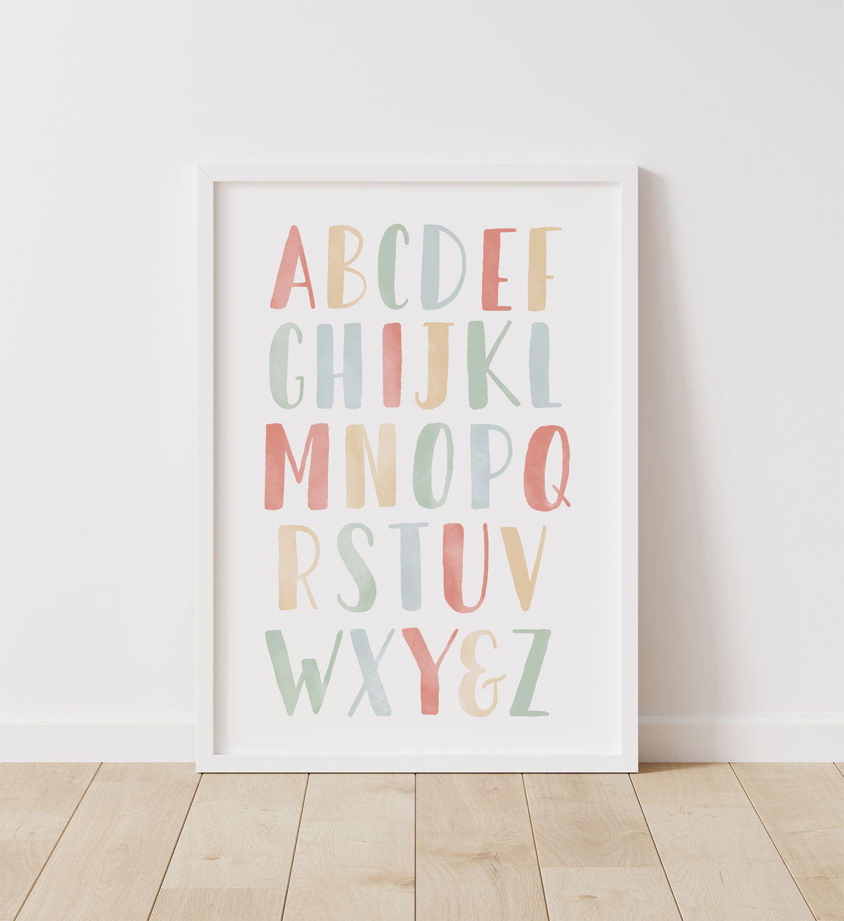 Rainbow, Alphabet &amp; Numbers Set of 3 Prints - RBCP