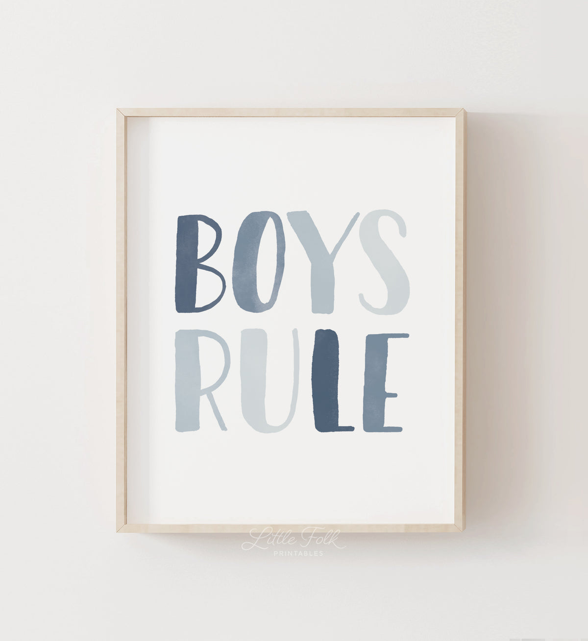 Boys Rule Print - NBCP