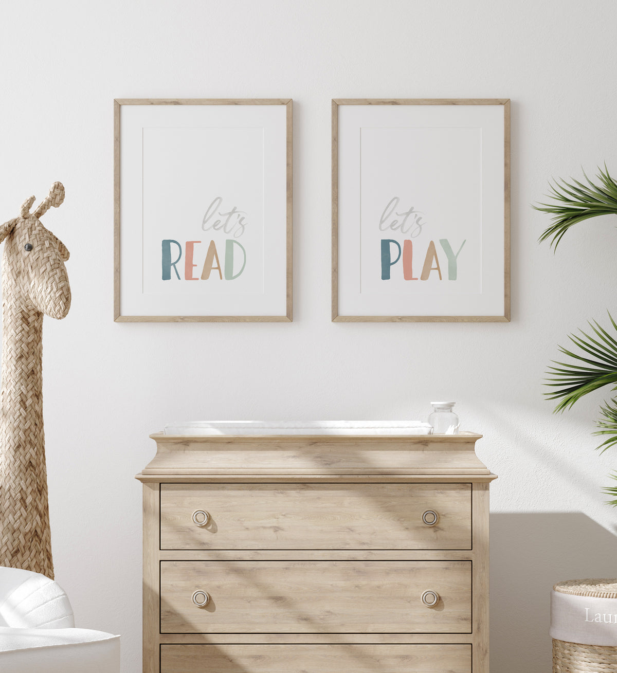 Let&#39;s Read, Let&#39;s Play Set of 2 Prints - MPCP