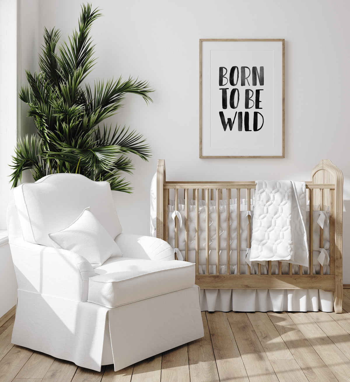 Born To Be Wild Print - Black