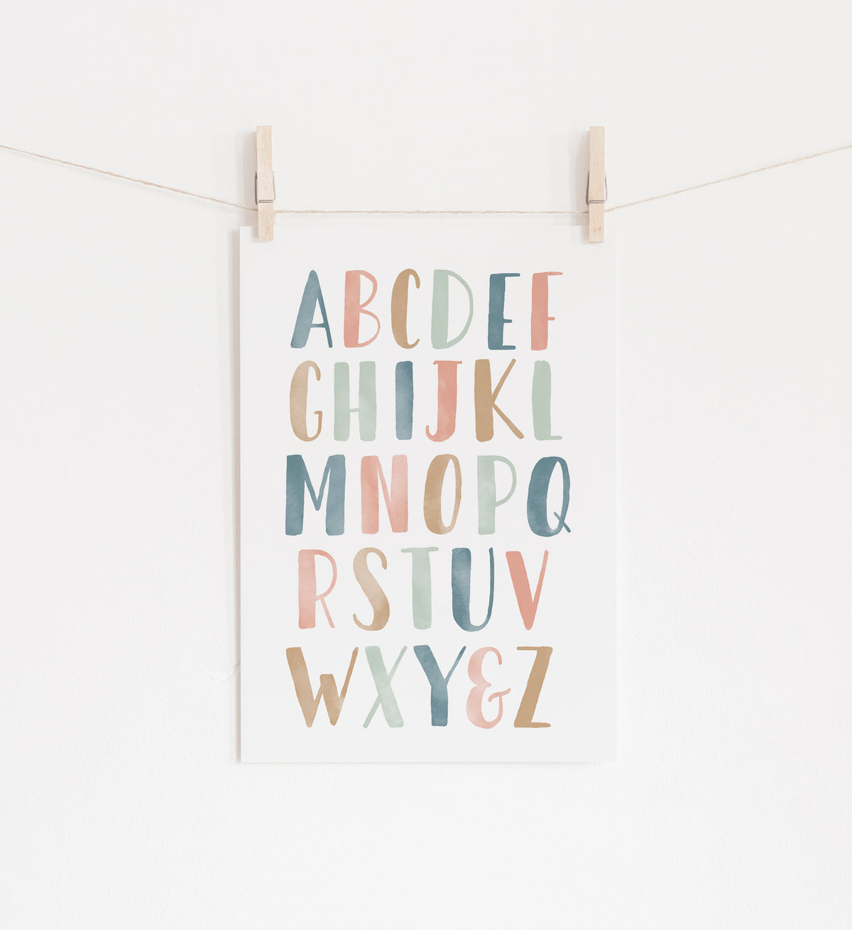 Alphabet and Numbers Set of 2 Prints - MPCP