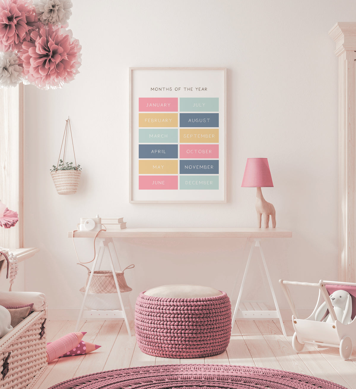 Months of the Year Print - SDCP