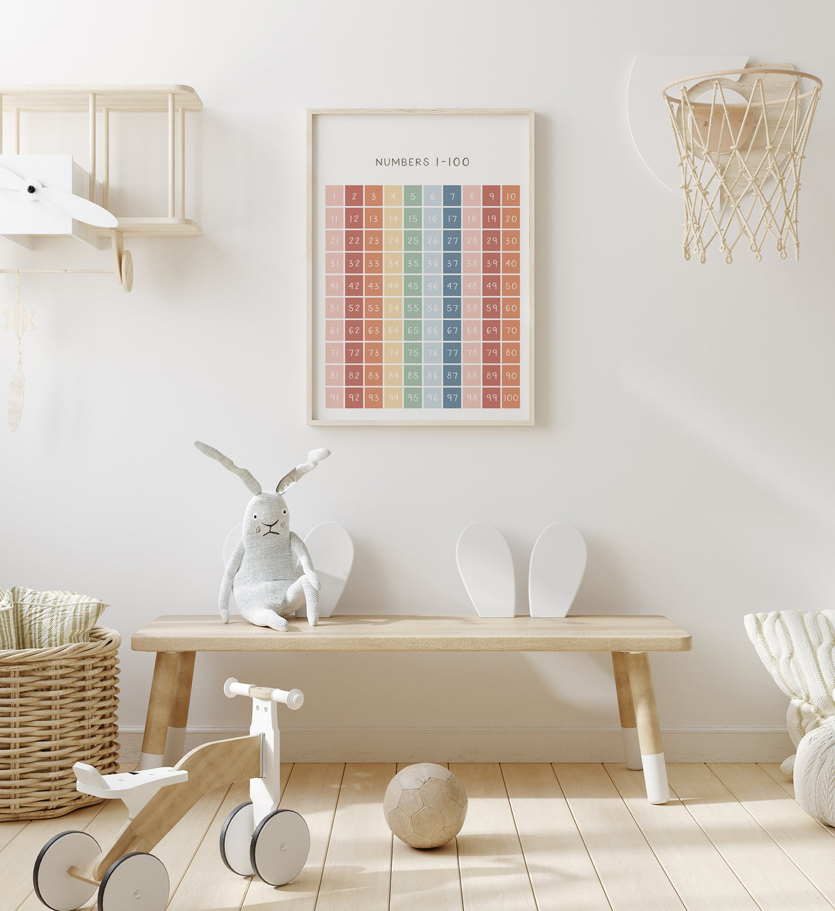 Numbers 1-100 Print - MRCP