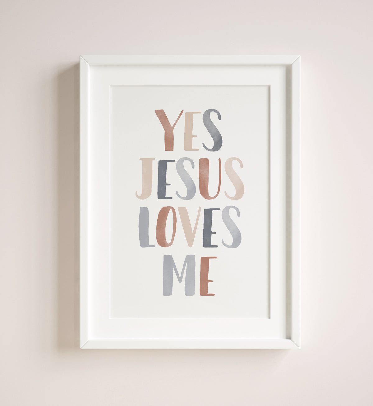 Yes Jesus Loves Me Print - EBCP