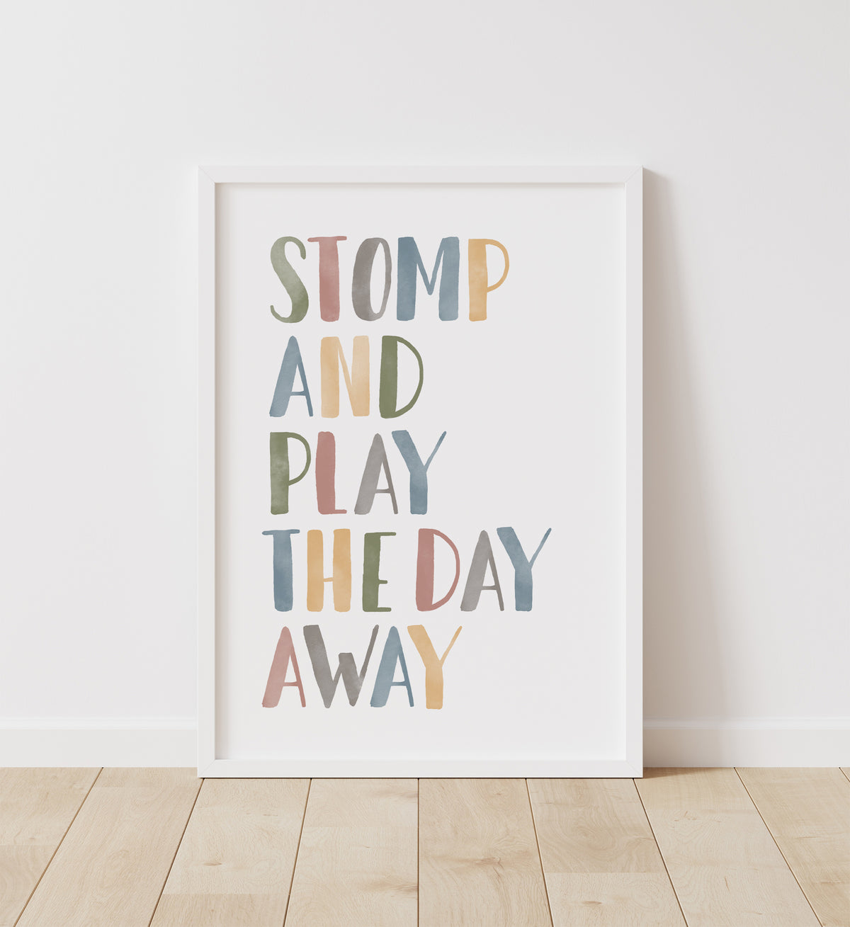 Stomp and Play the Day Away Print