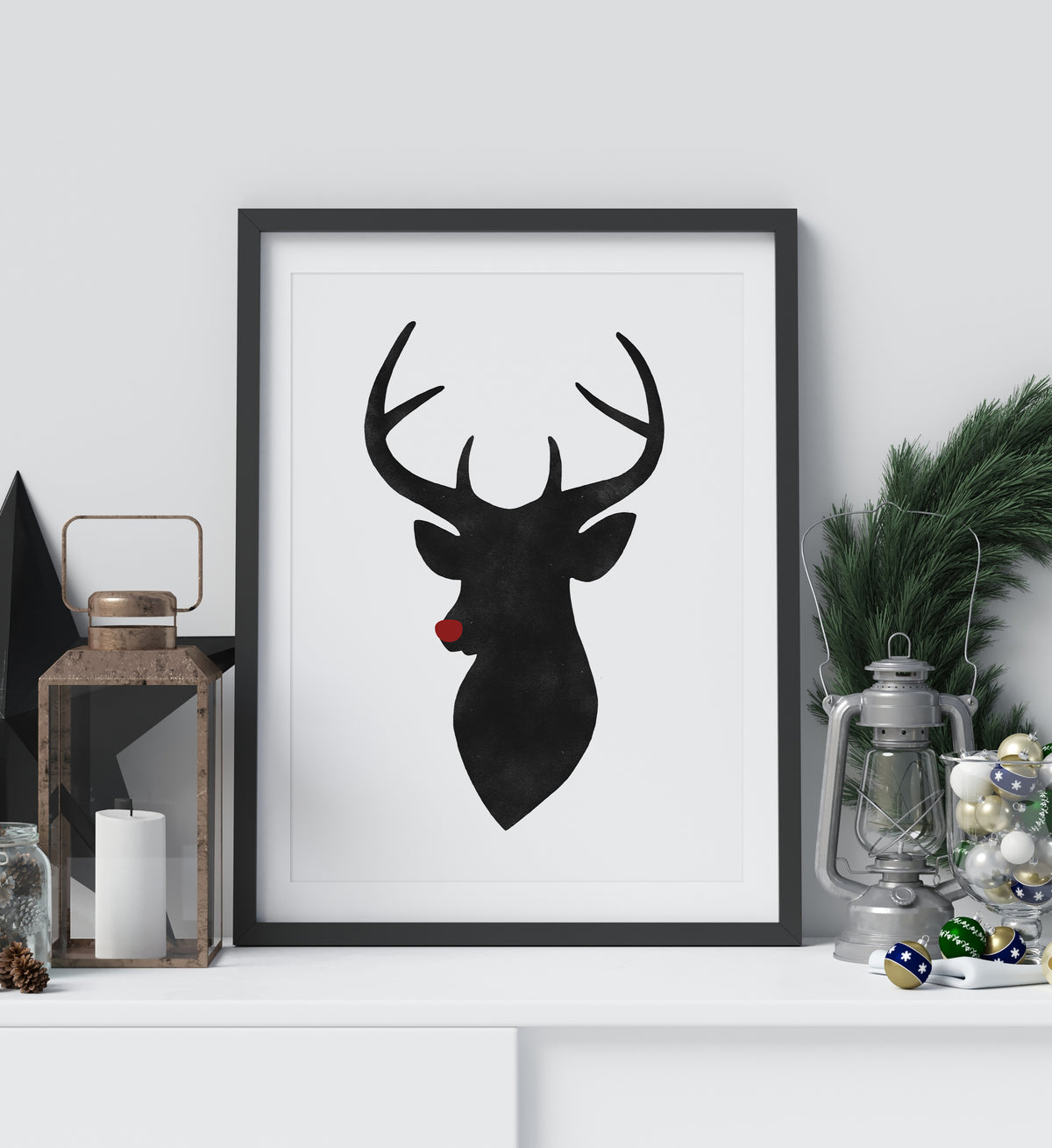 Rudolph Print