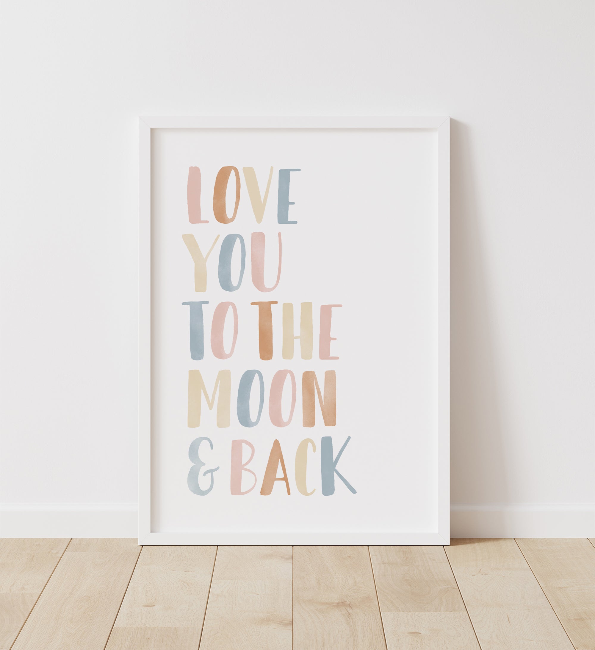 Love You to the Moon and Back Print - BHCP