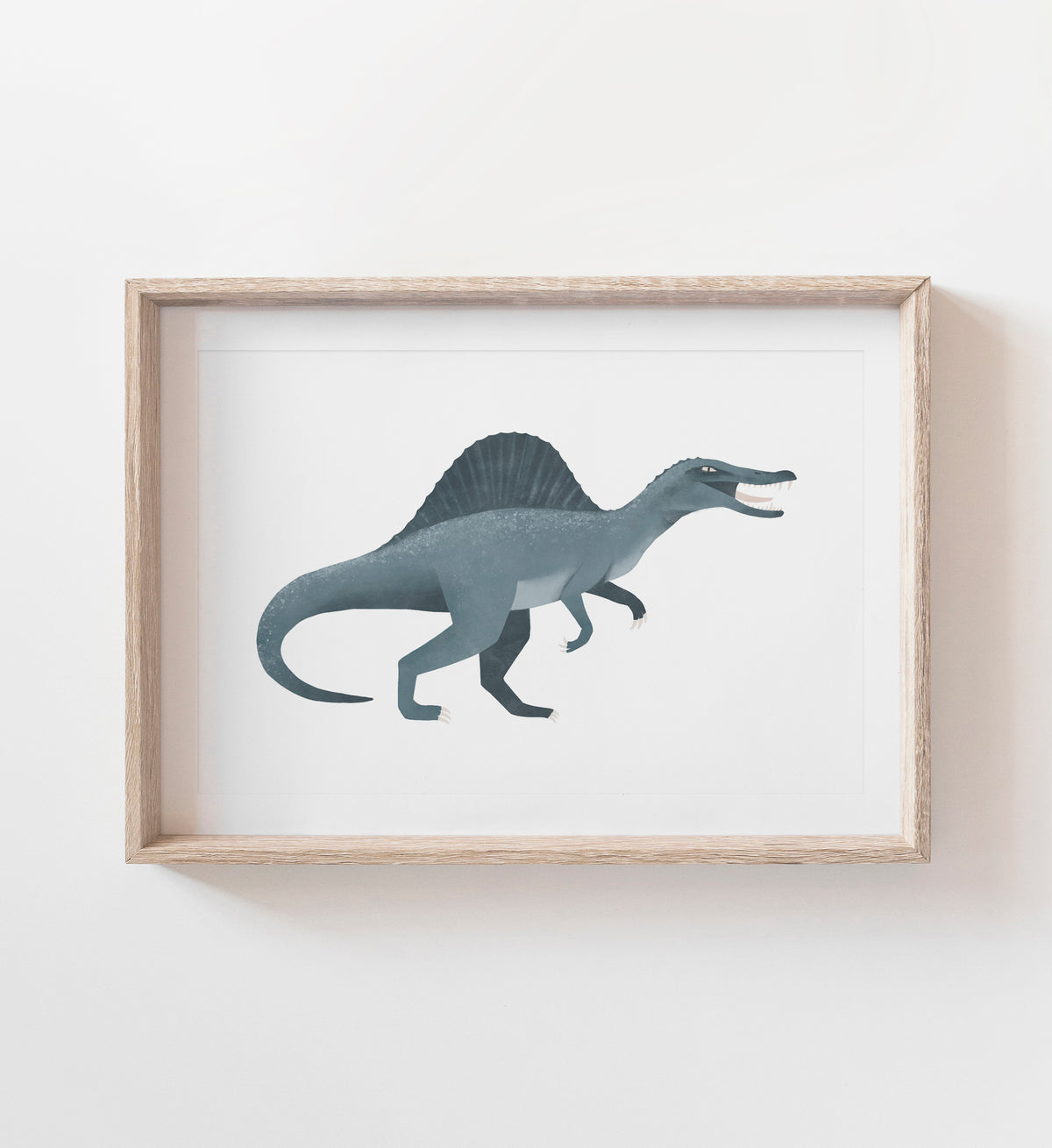 Spinosaurus Print - Blue