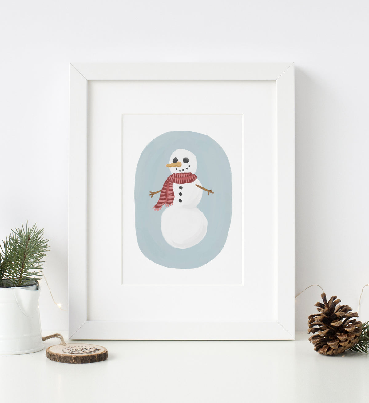 Snowman Print