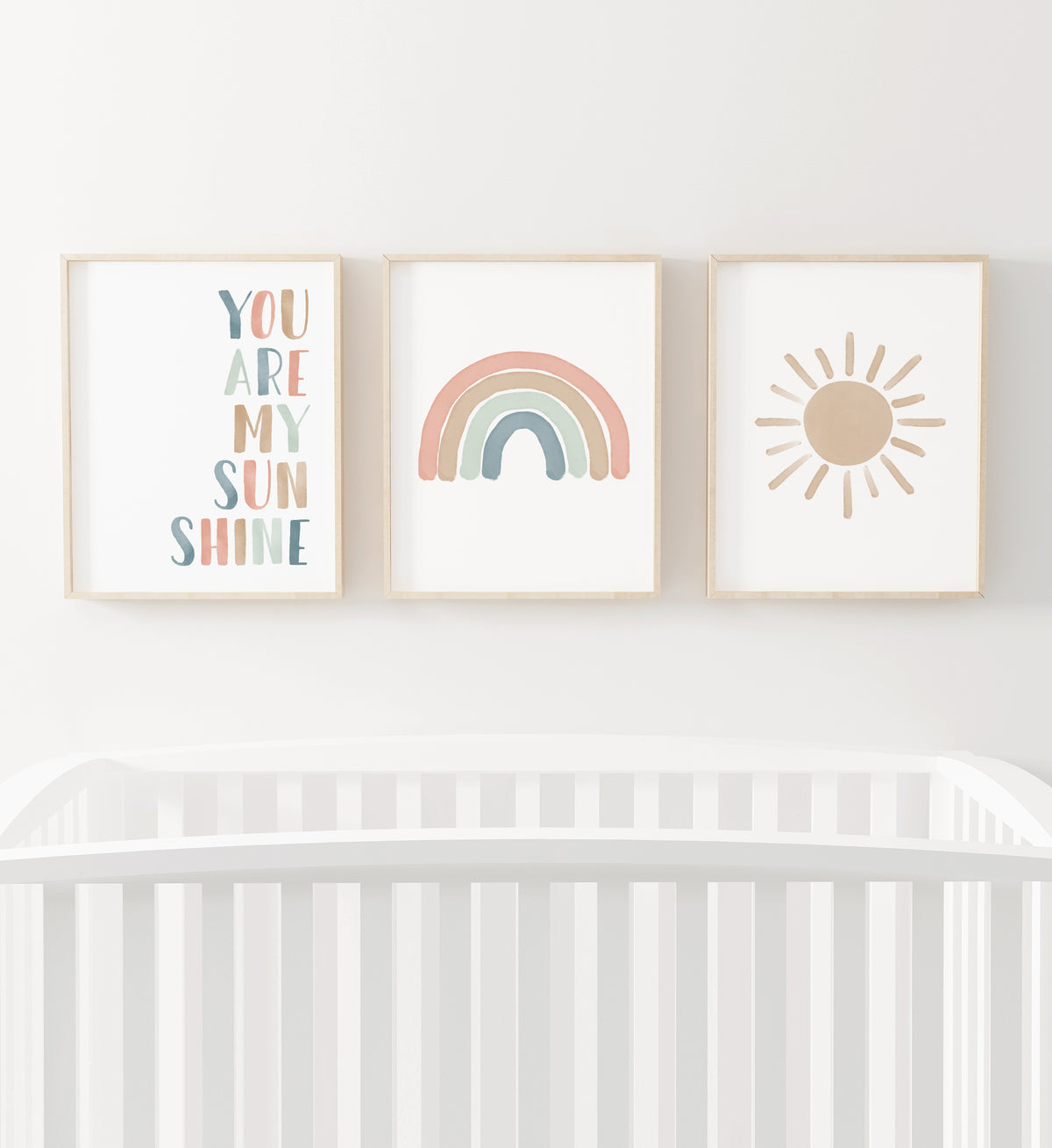 Rainbow, Sunshine &amp; Sun Set of 3 Prints - MPCP