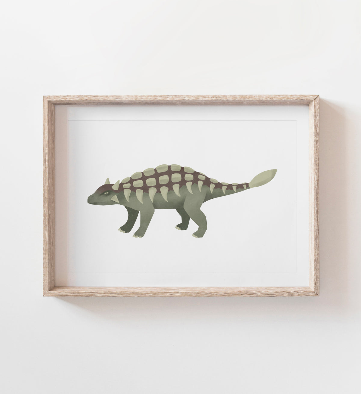 Ankylosaurus Print - Green