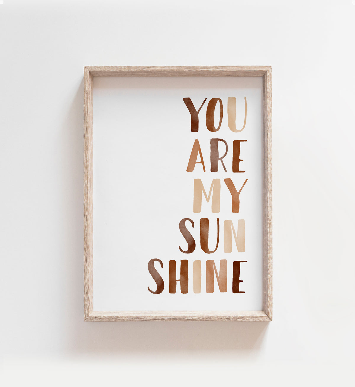 You Are My Sunshine Print - BOCP