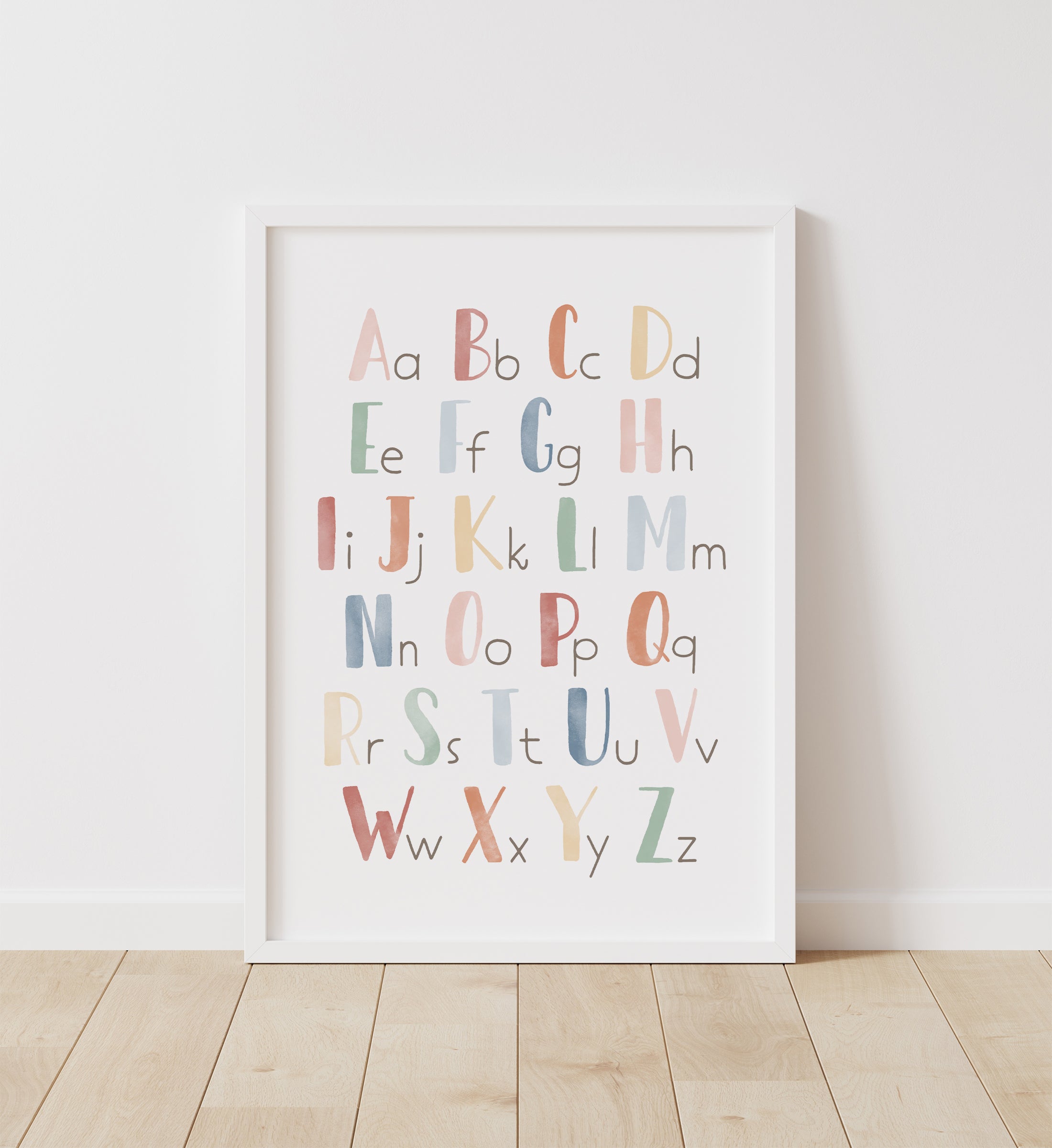 ALPHABET ABC LEARN YOUR LETTERS EDUCATIONAL POSTER PICTURE PRINT Sizes A5  to A0