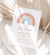 Editable Colorful Rainbow Baby Shower Invitation Template
