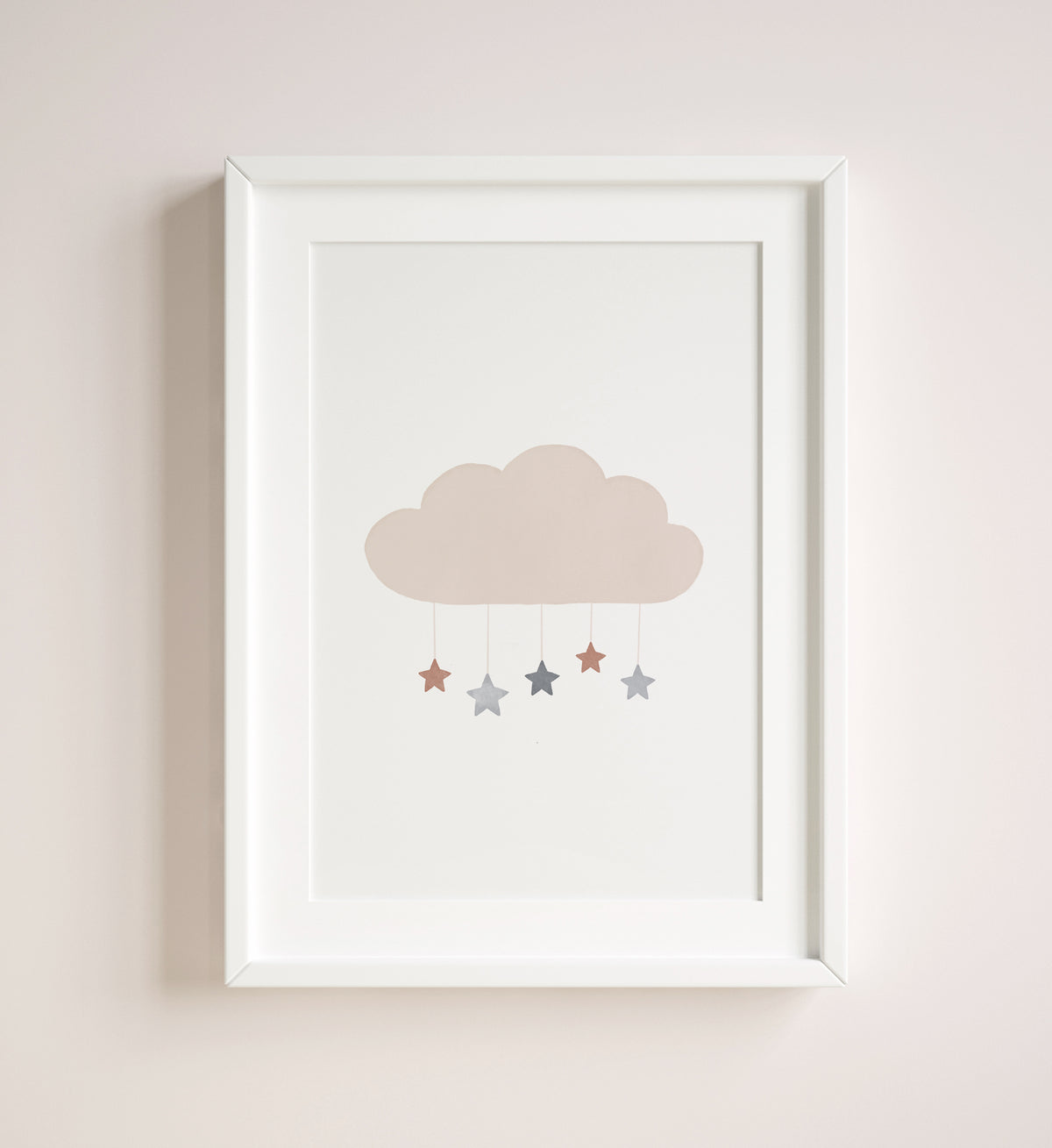 Cloud with Stars Print - EBCP