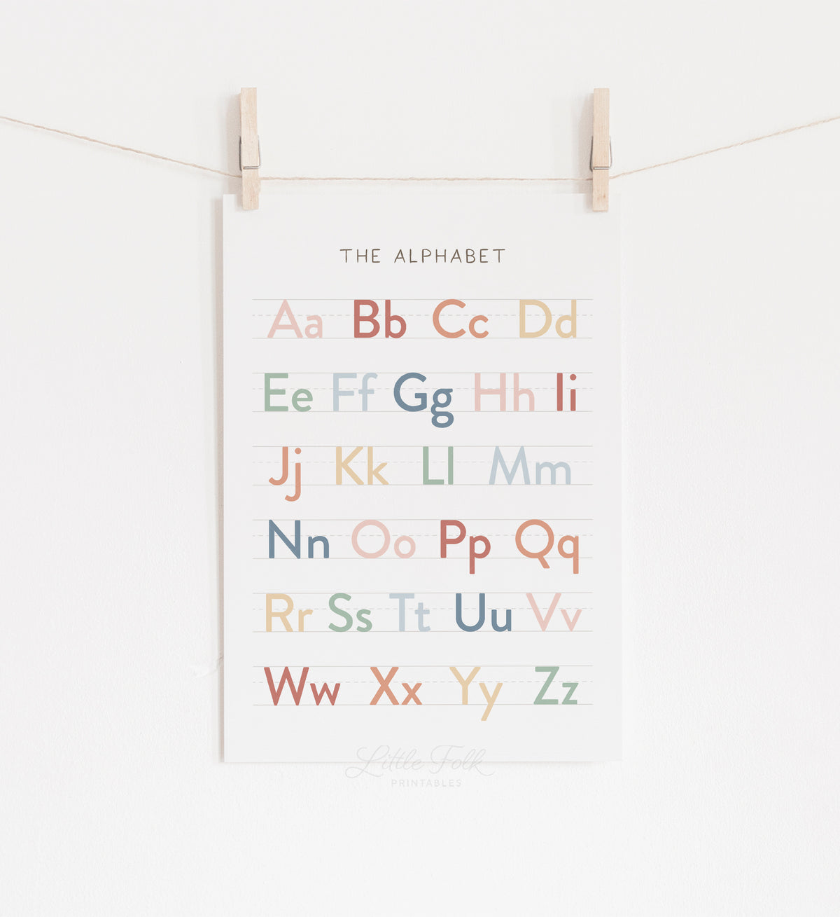 Alphabet Chart Print - MRCP