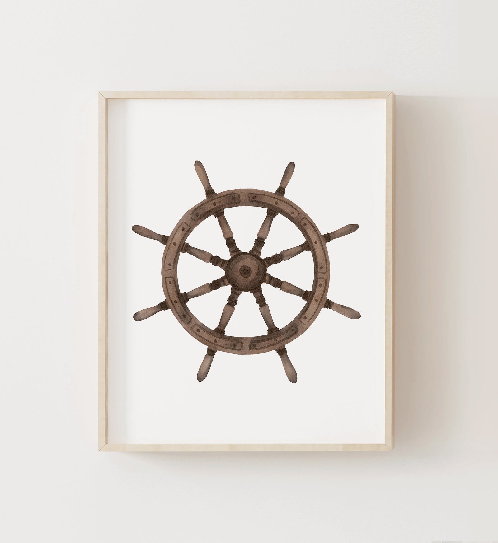 Ship Wheel Print