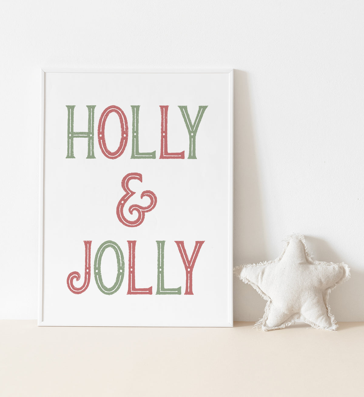 Holly &amp; Jolly Print
