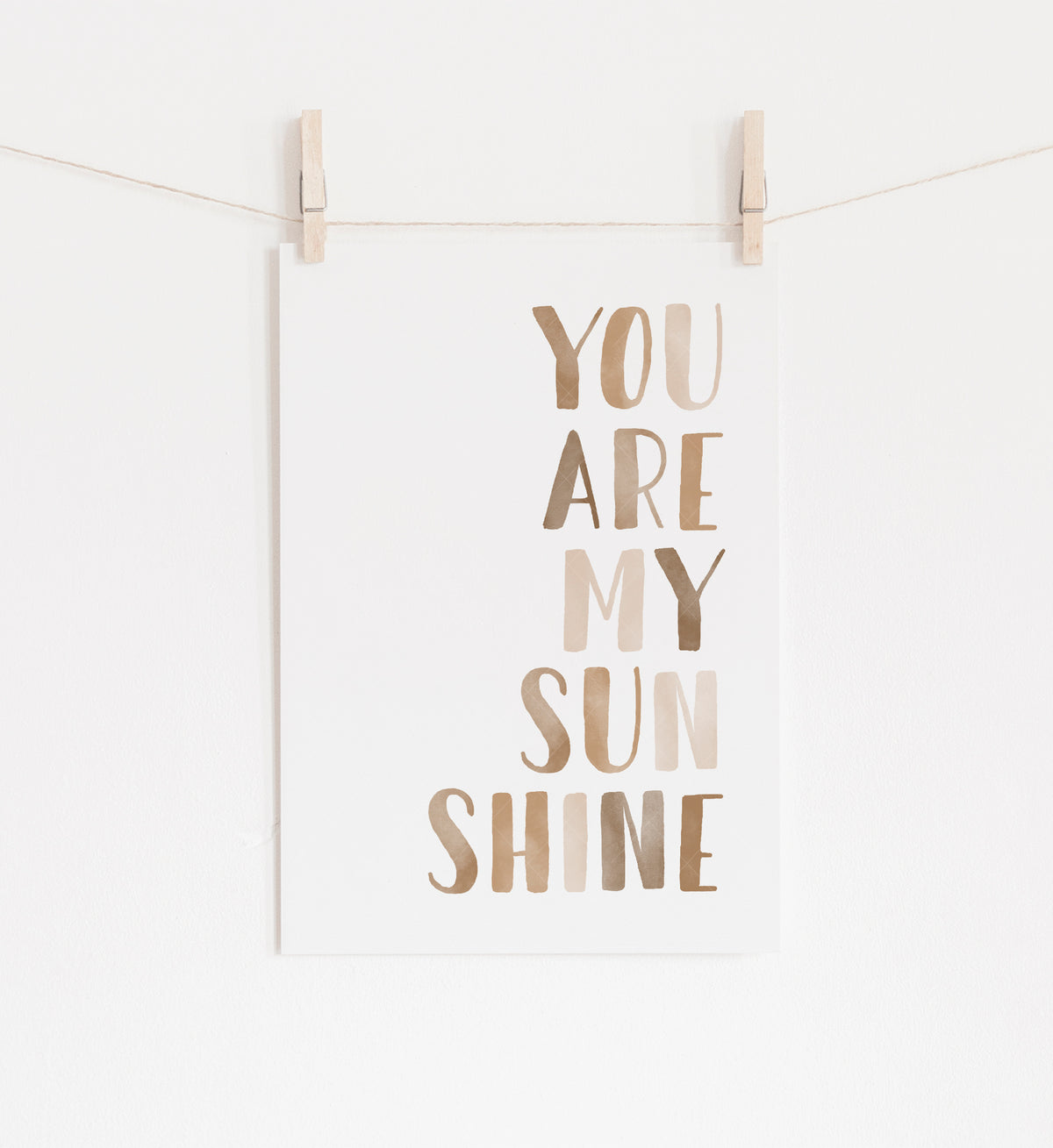 You Are My Sunshine Print - BRCP