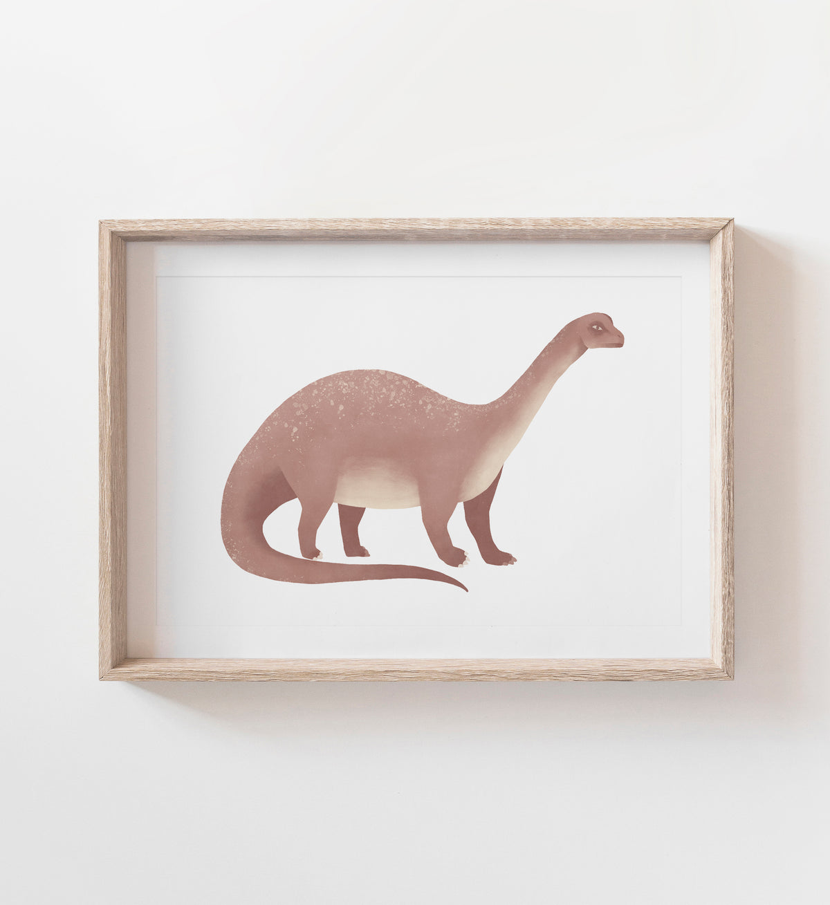 Brontosaurus Print - Red