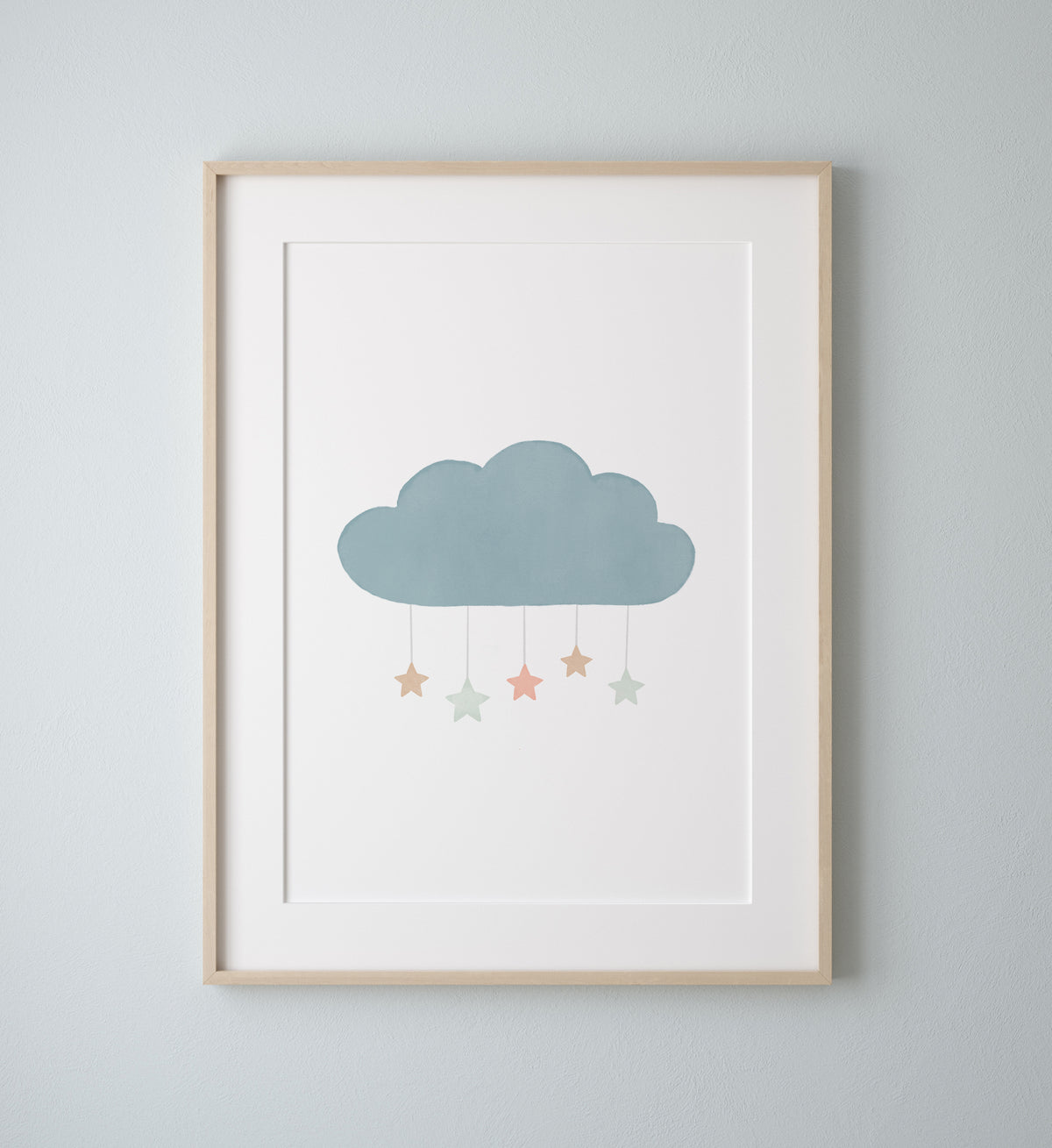 Cloud with Stars Print - MPCP