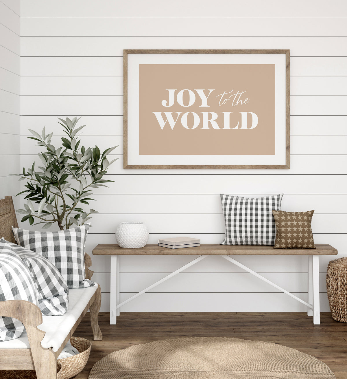 Gold Joy to the World Print