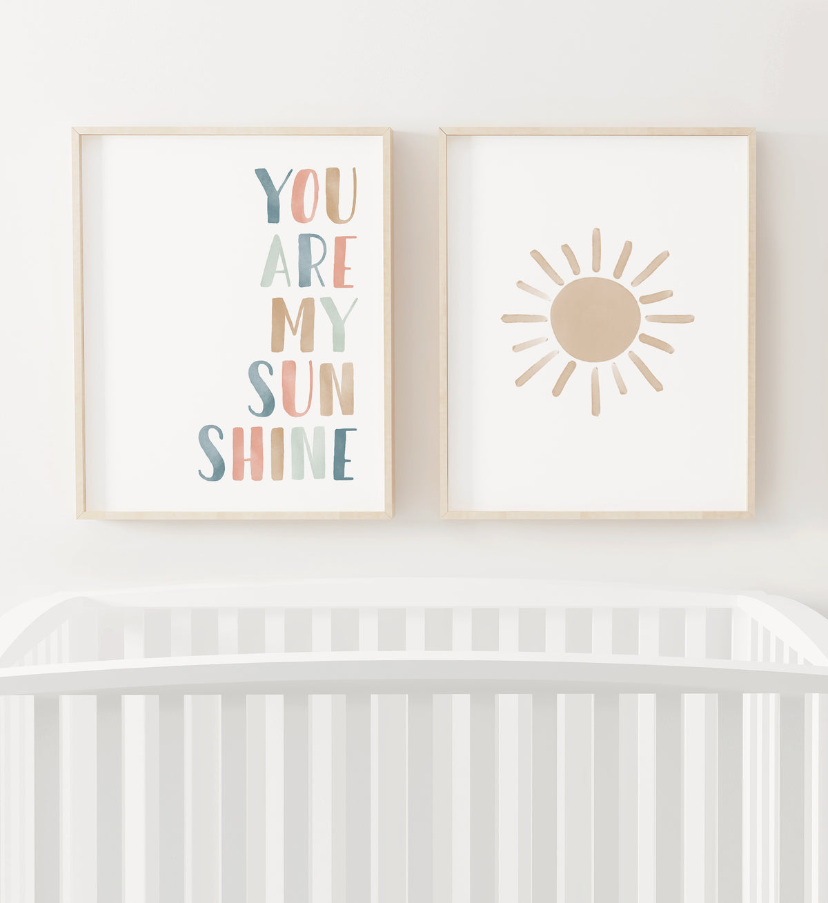 You Are My Sunshine &amp; Sun Set of 2 Prints - MPCP