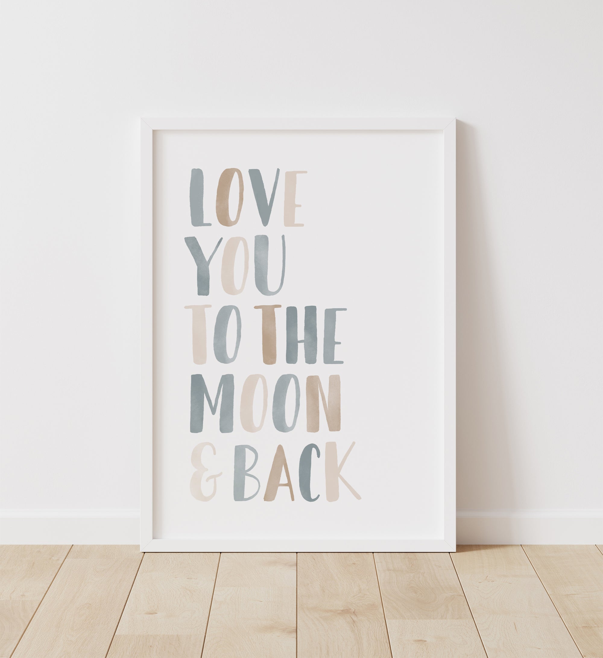 Love You to the Moon and Back Print - BNCP