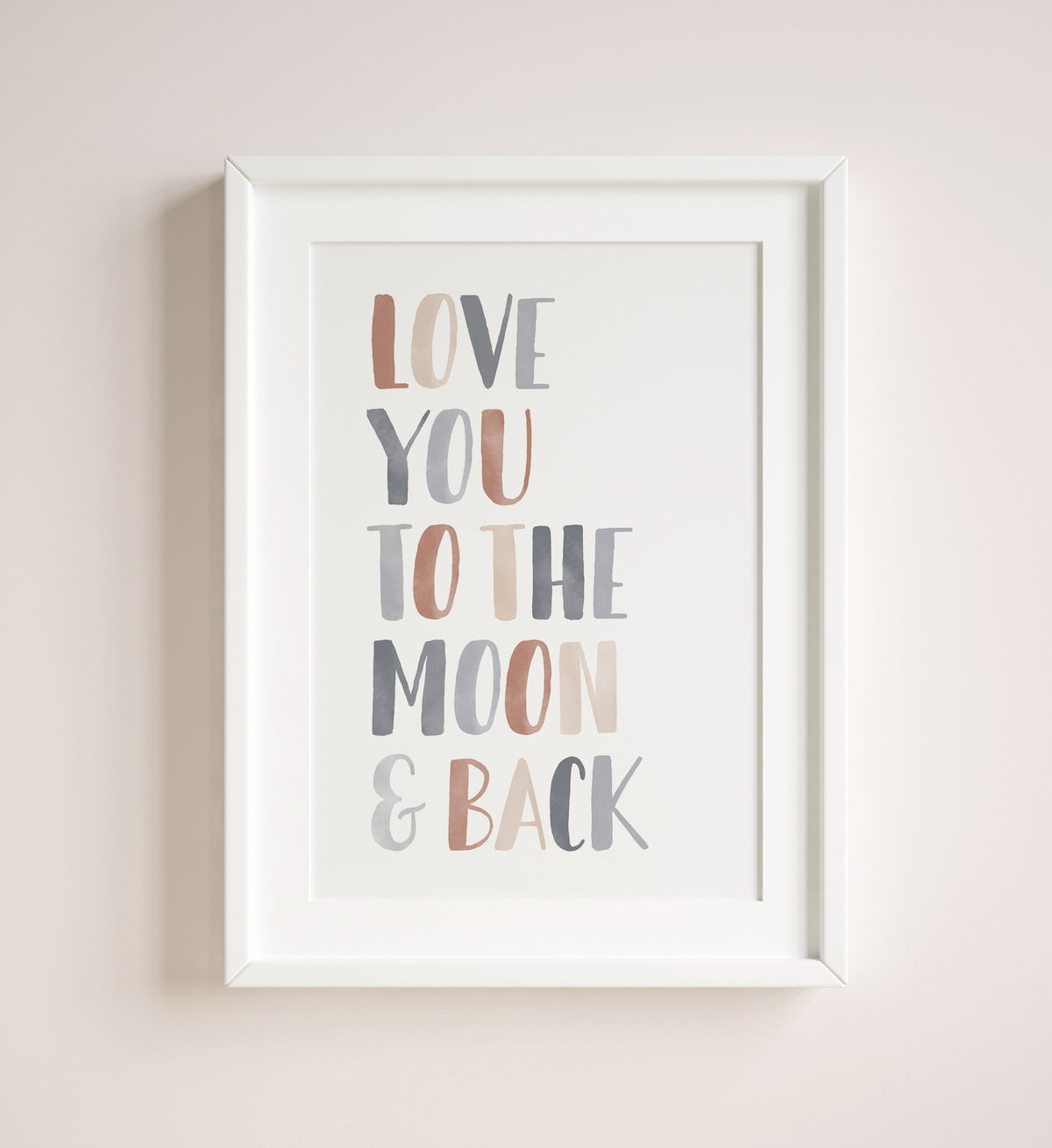 Love You to the Moon and Back Print - EBCP