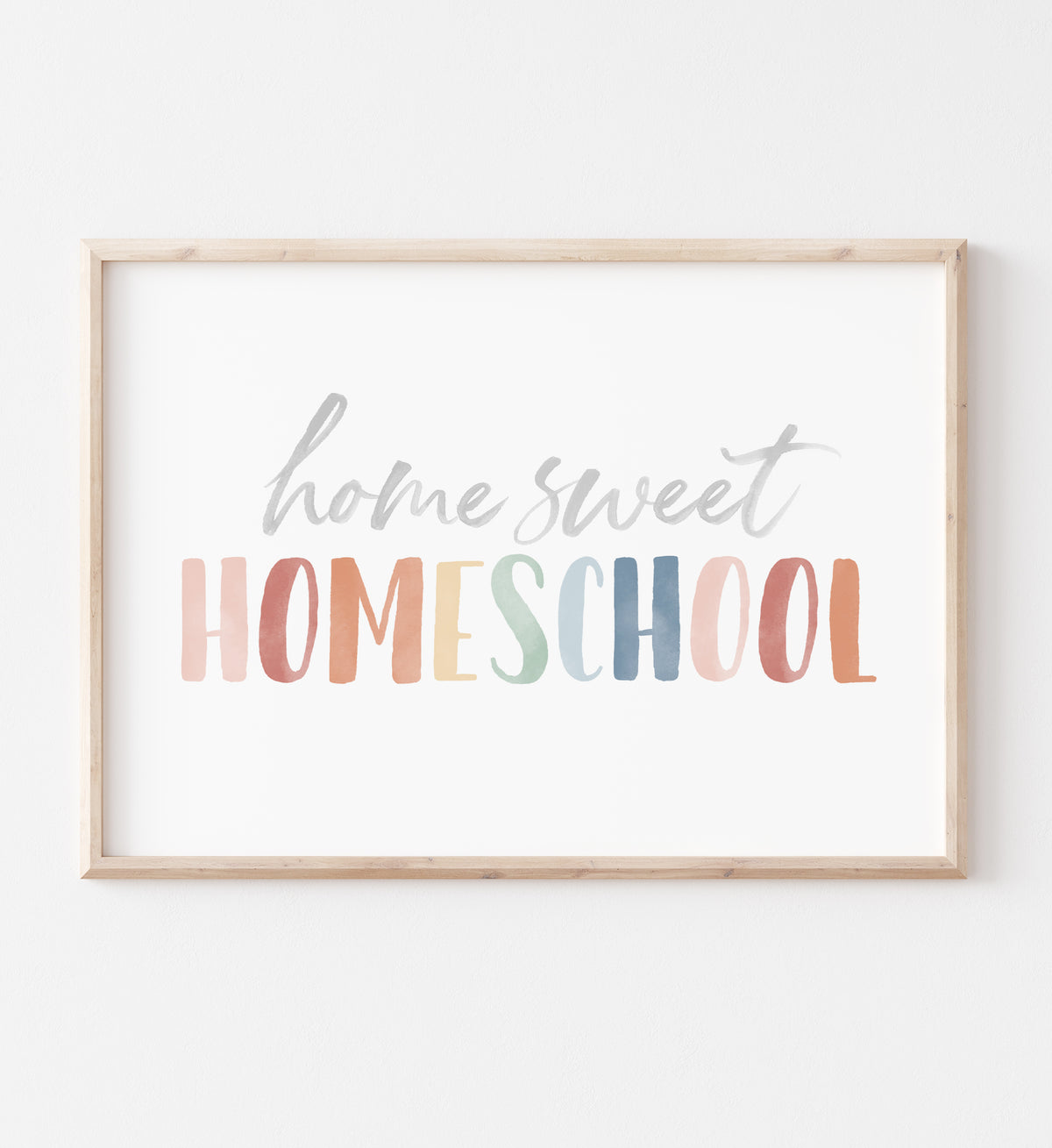 Home Sweet Homeschool Landscape Print - MRCP