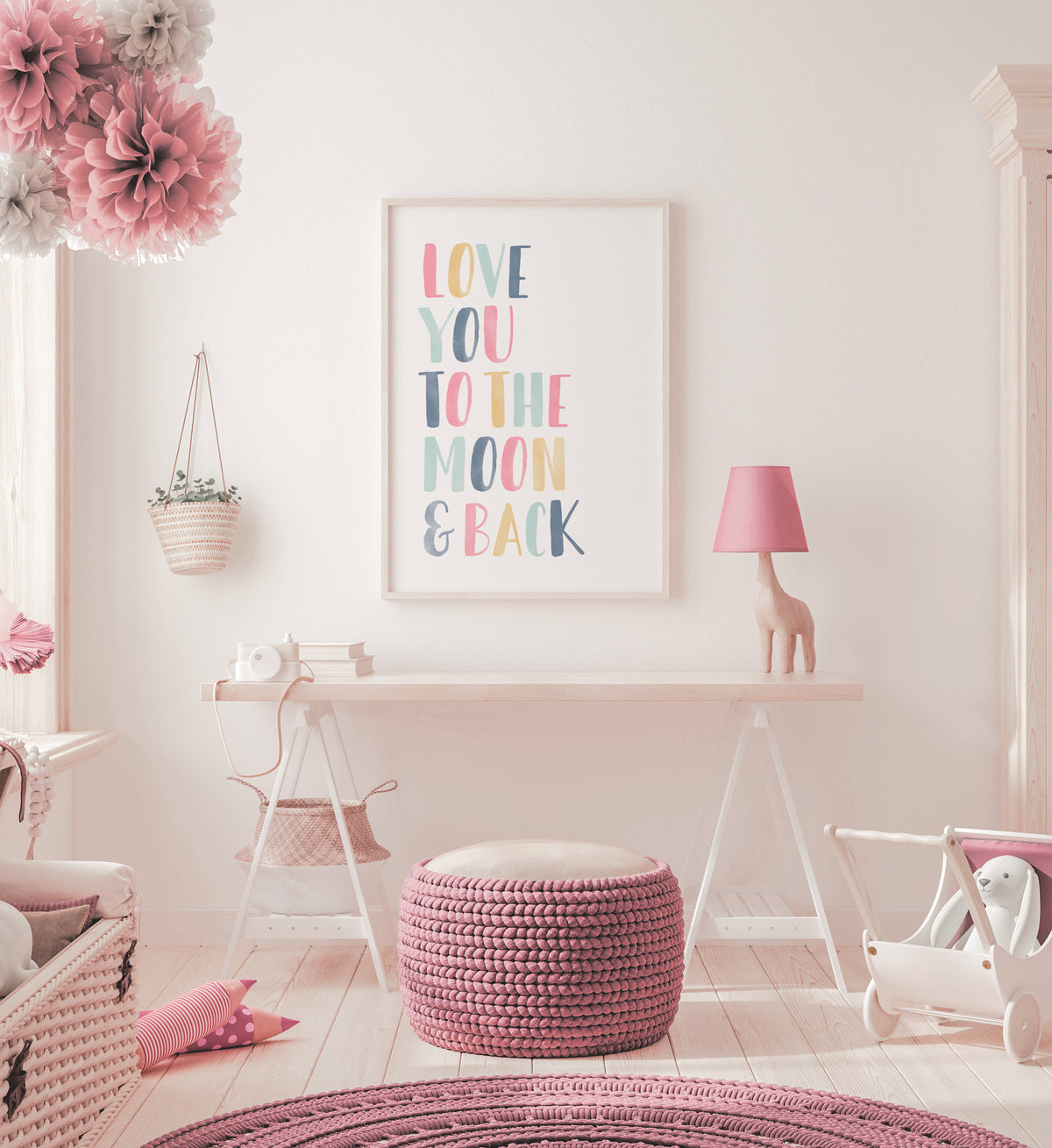 Love You to the Moon and Back Print - SDCP