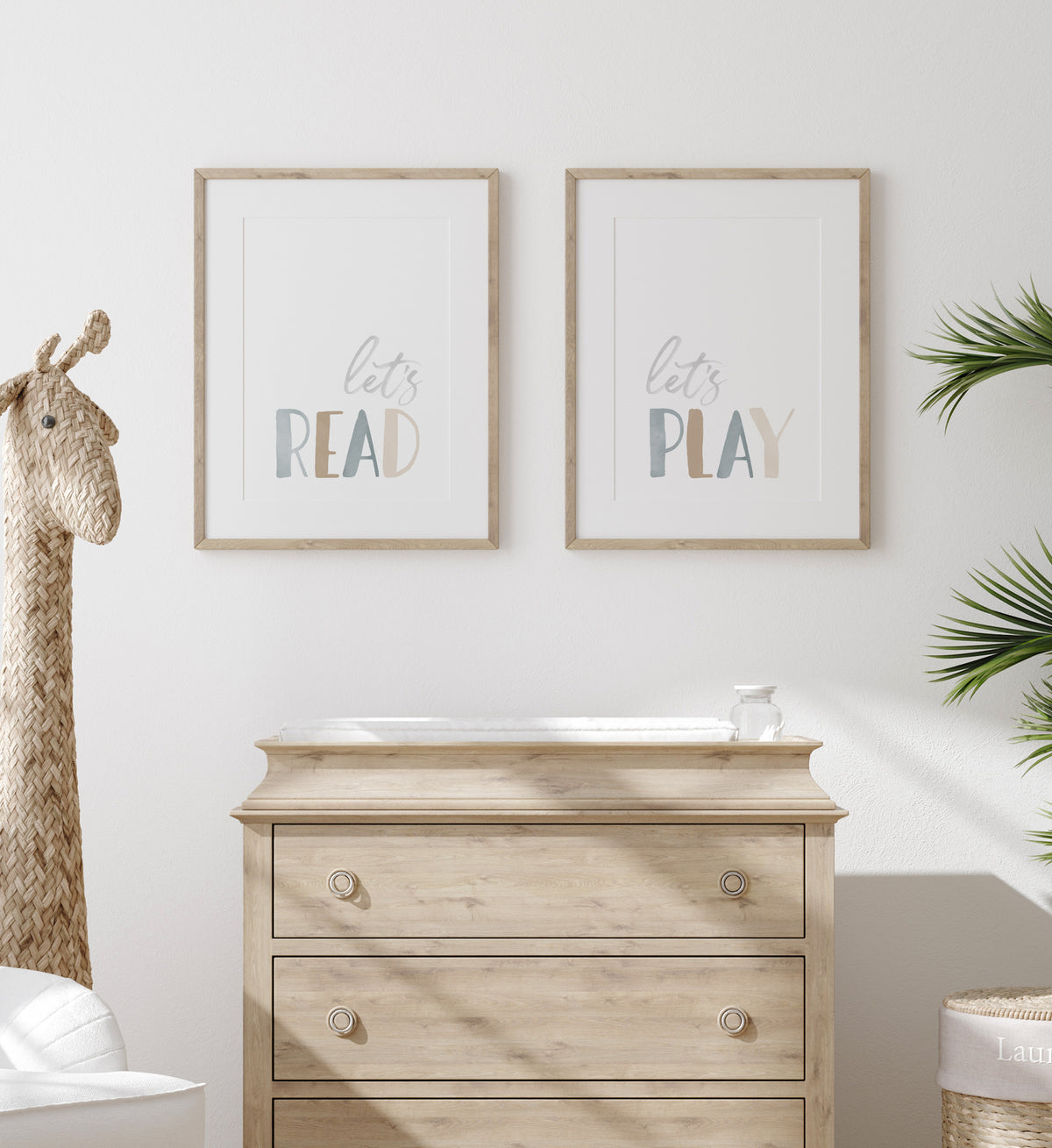 Let&#39;s Read, Let&#39;s Play Set of 2 Prints - BNCP