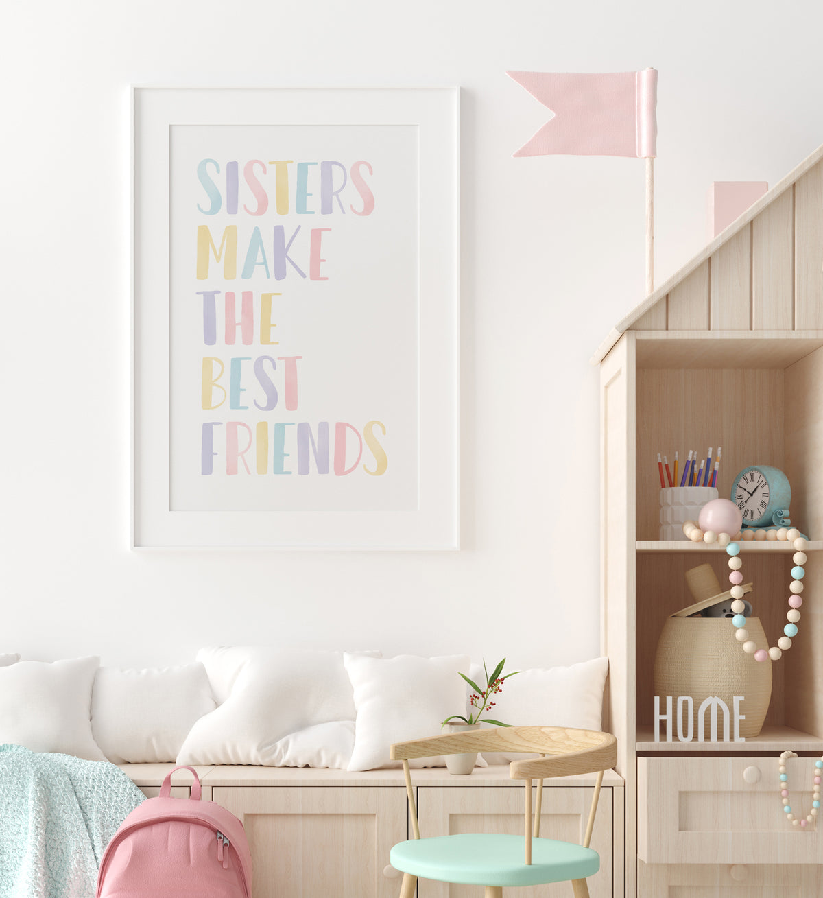 Sisters Make the Best Friends - Cotton Candy