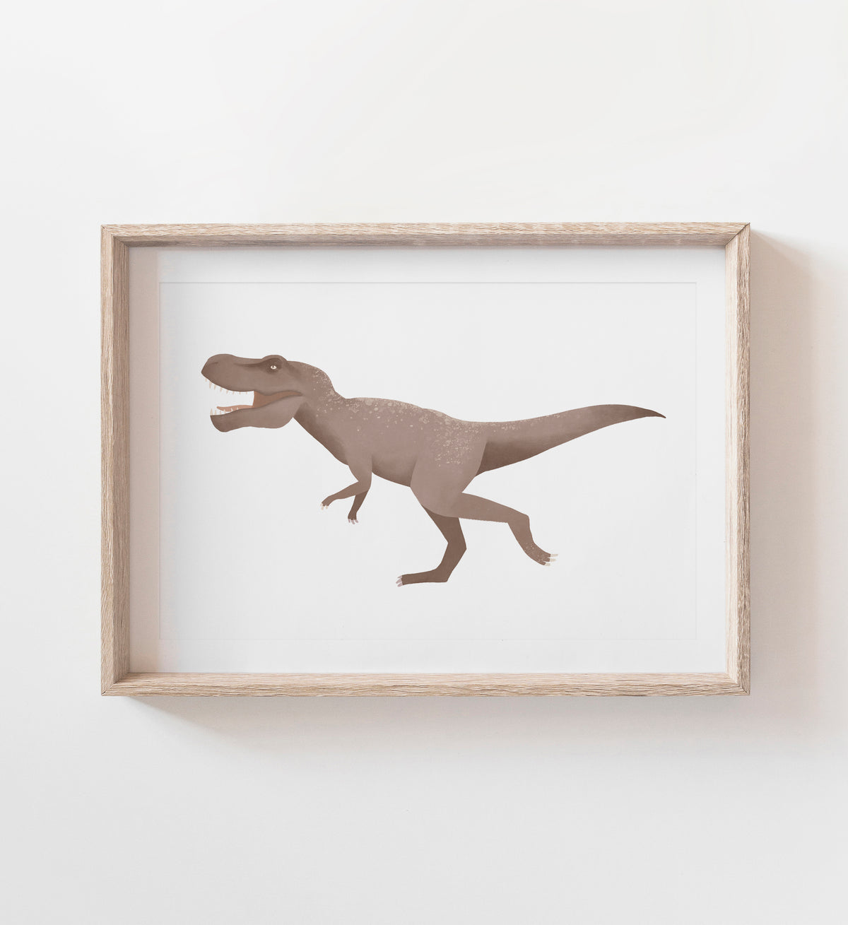T-Rex Print - Brown