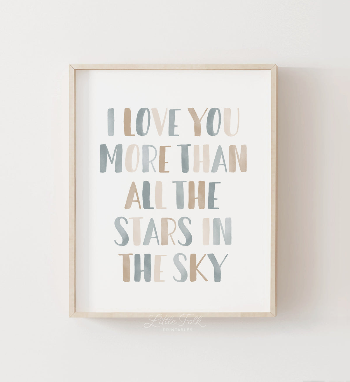 I Love You More Than All the Stars in the Sky Print - BNCP