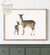 Baby and Mama Deer Print