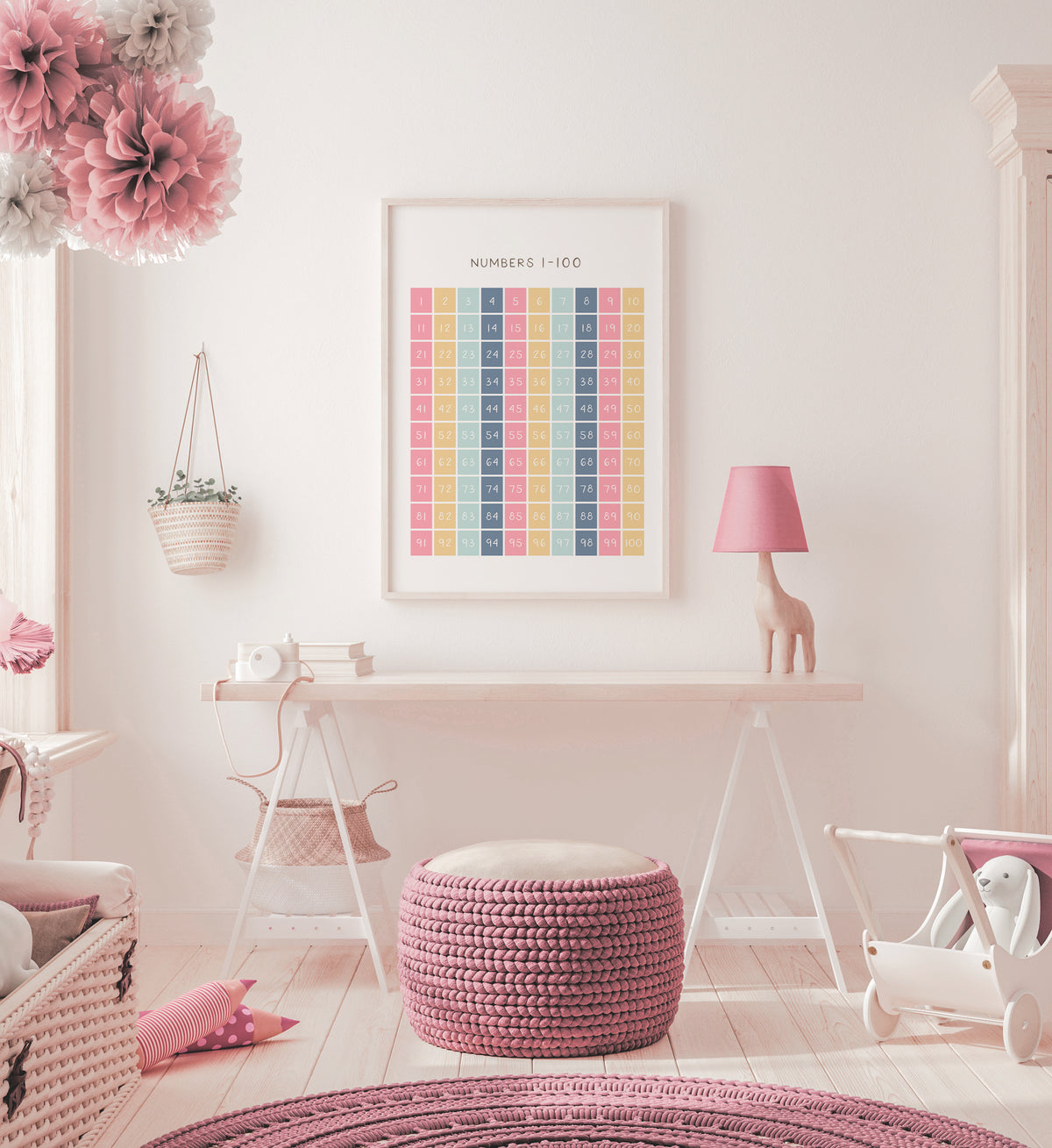 Numbers 1-100 Print - SDCP