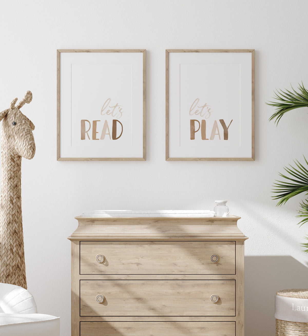Let&#39;s Read, Let&#39;s Play Set of 2 Prints - BRCP