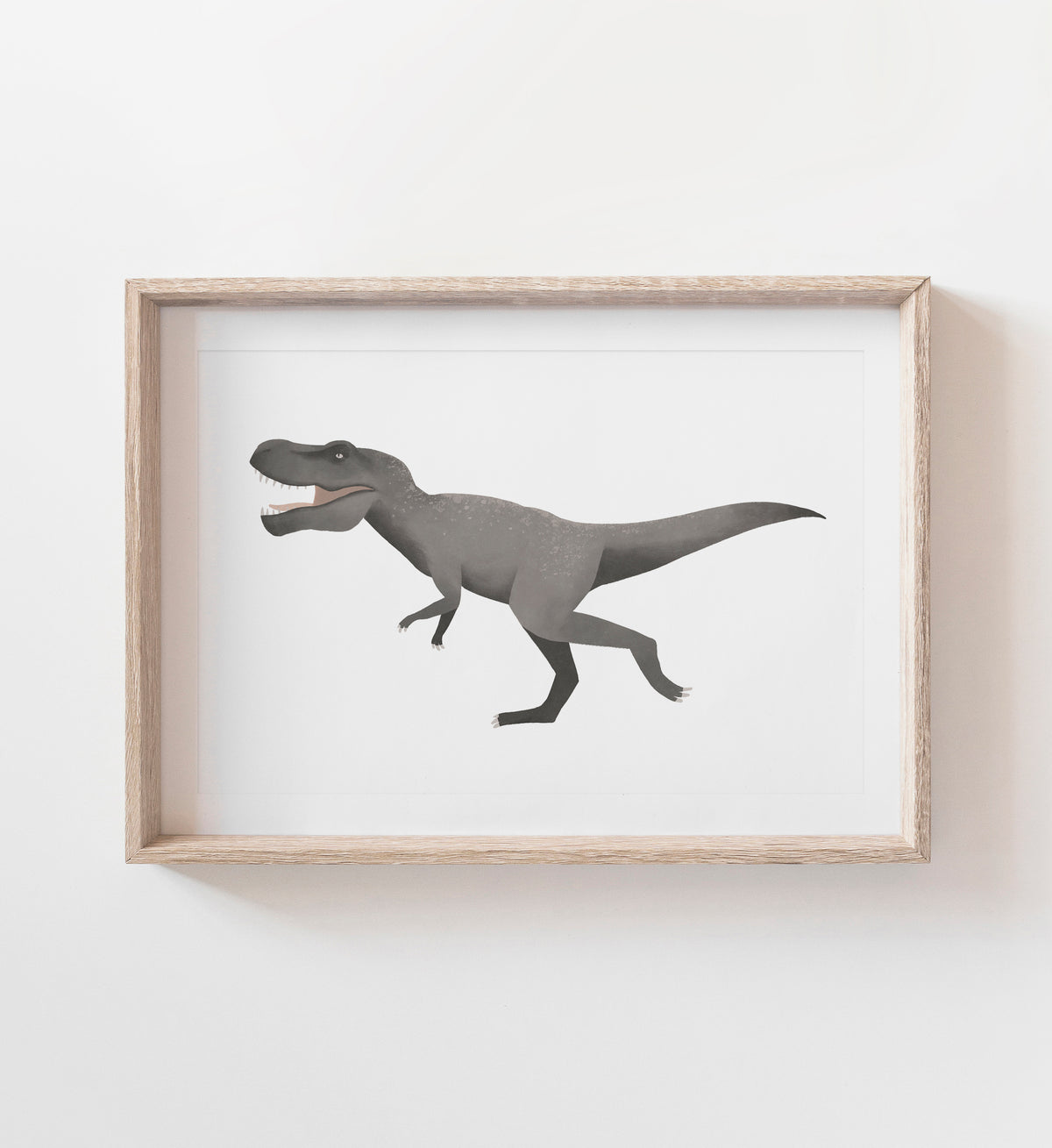 T-Rex Print - Gray