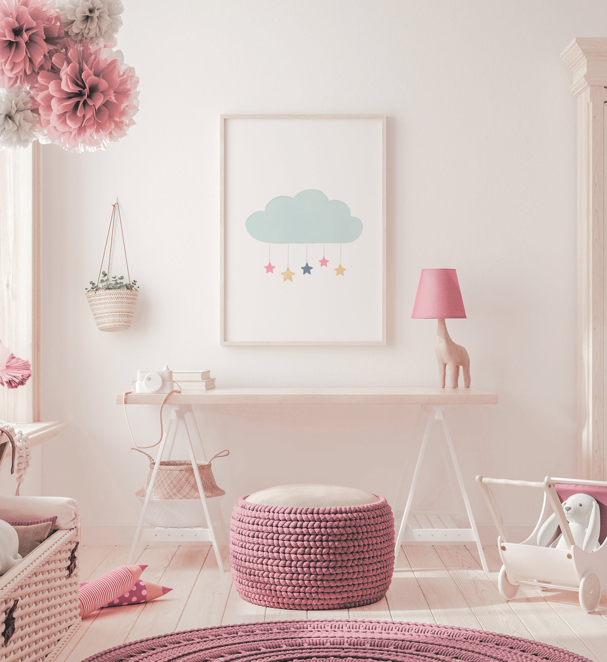 Cloud with Stars Print - SDCP