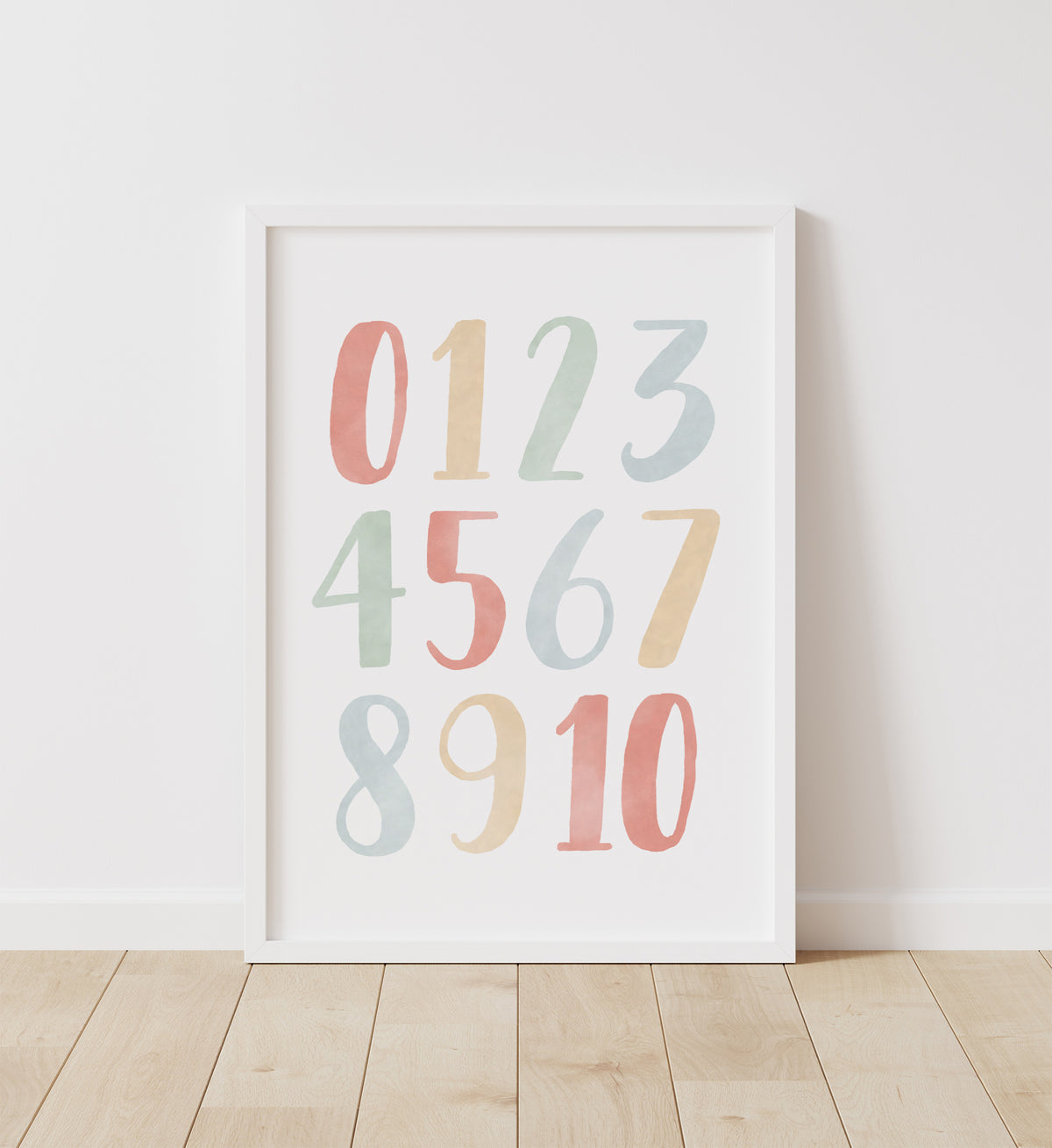 Rainbow, Alphabet &amp; Numbers Set of 3 Prints - RBCP