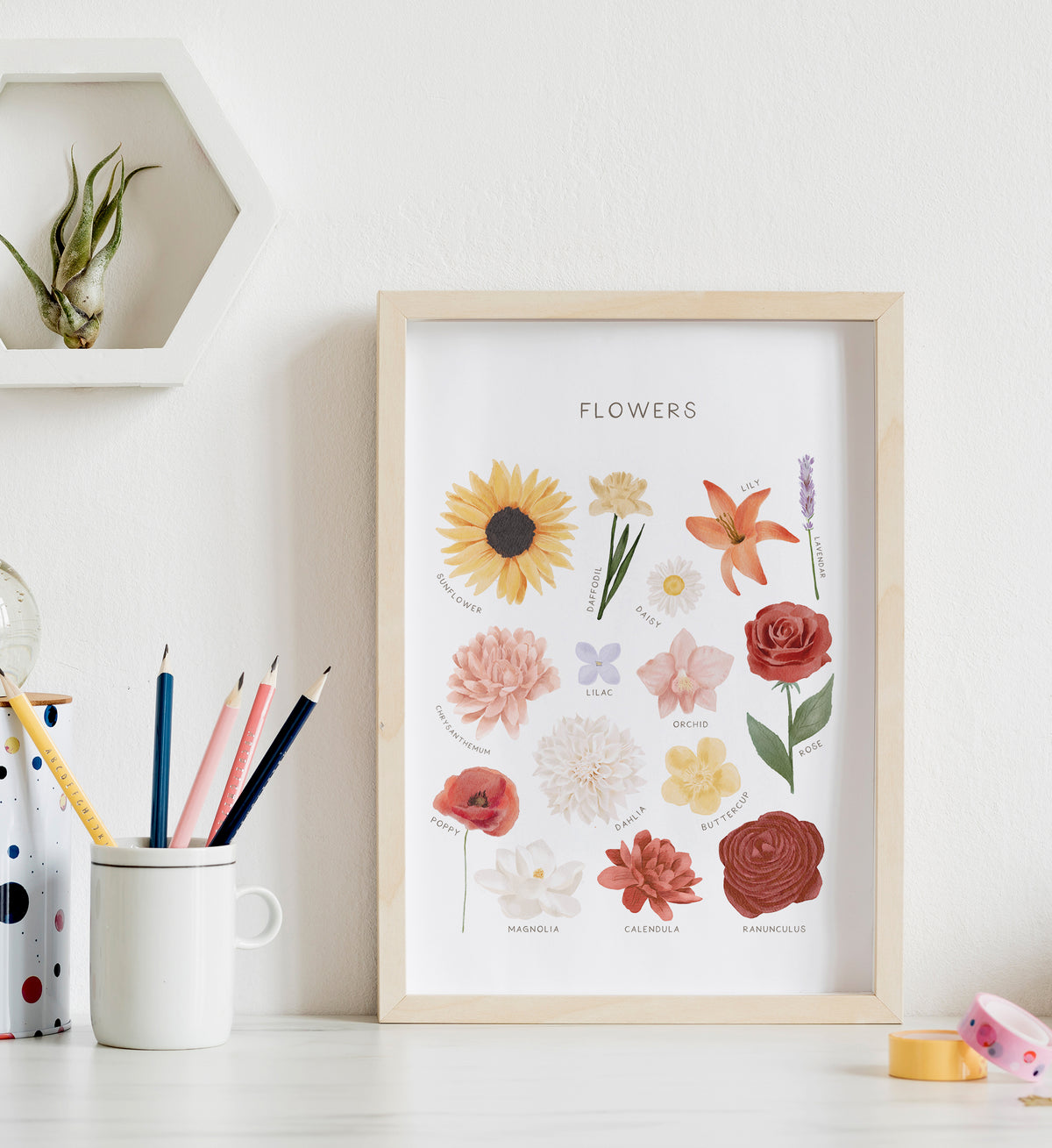 Flowers Print - MRCP
