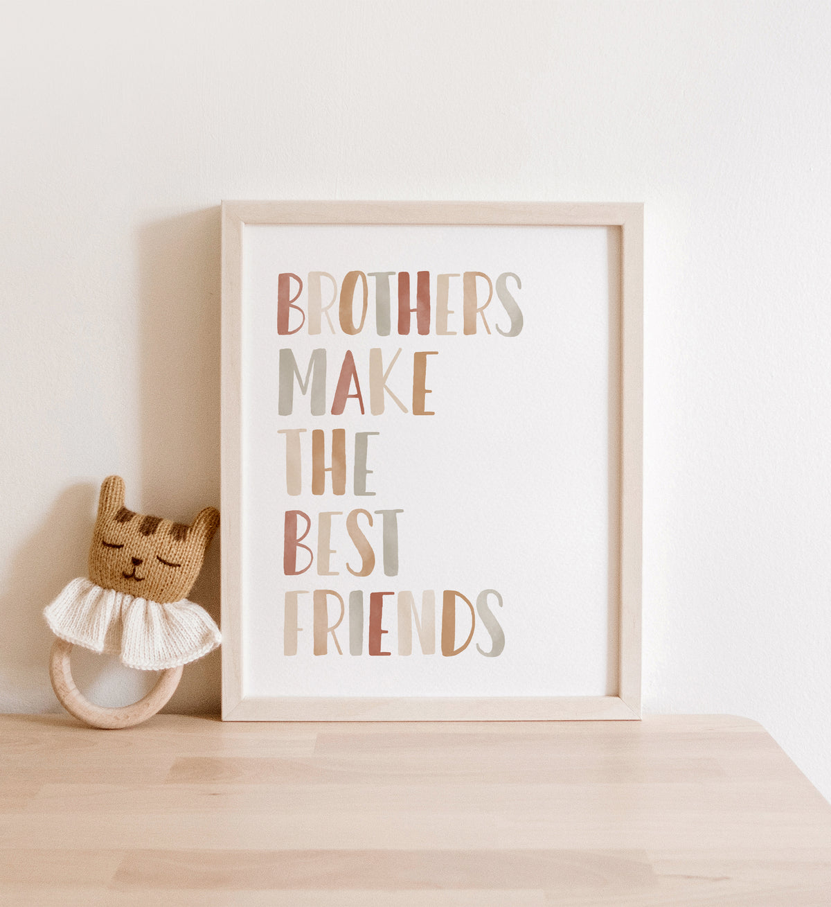 Brothers Make the Best Friends Print - TCCP