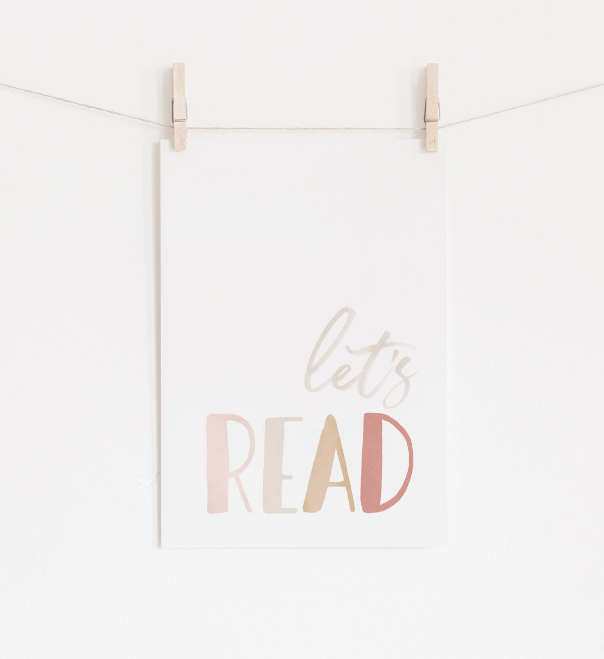 Let&#39;s Read, Let&#39;s Play Set of 2 Prints - PNCP